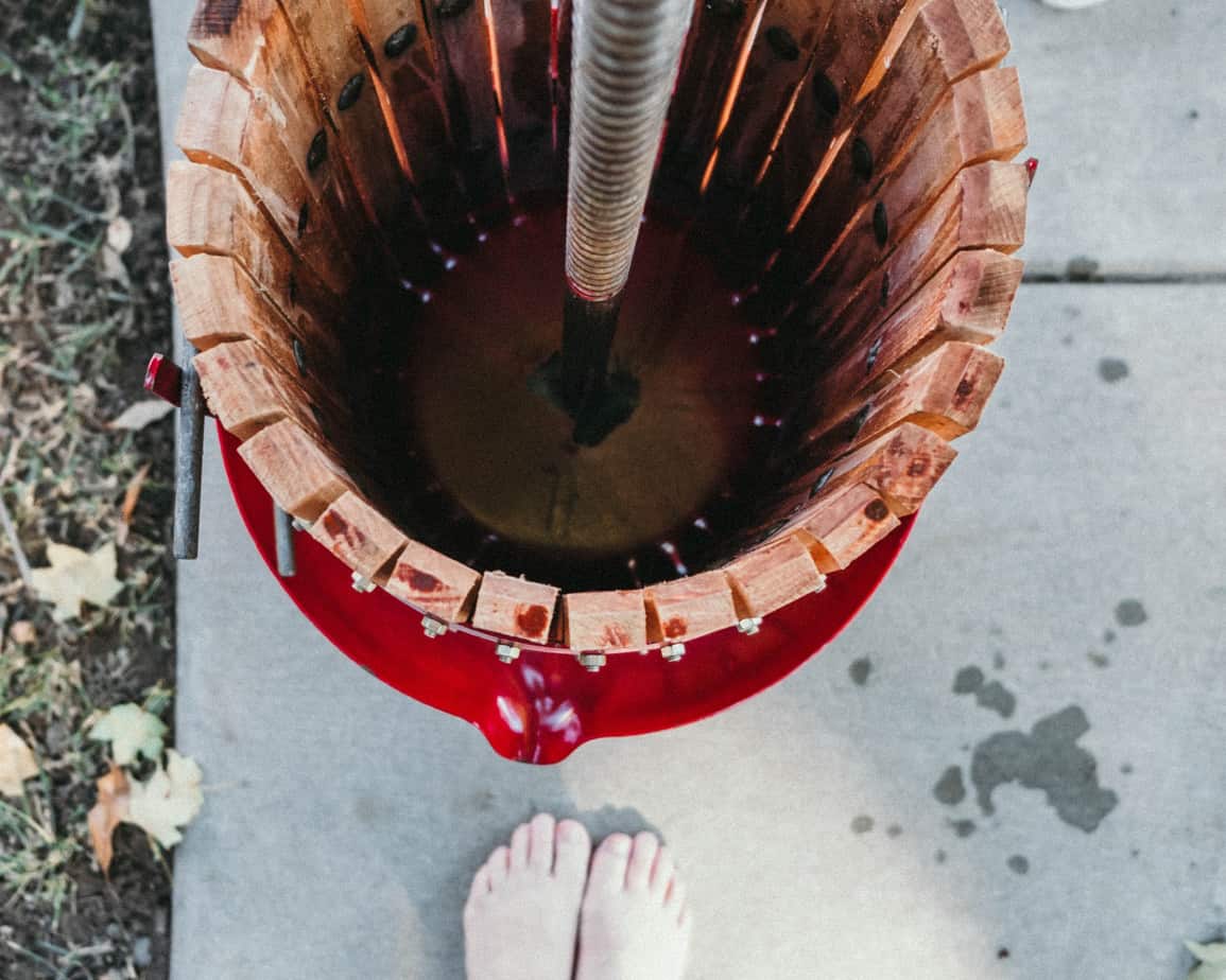 Empty Apple Cider Press