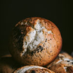 closeup of Poppyseed Poundcake Muffins