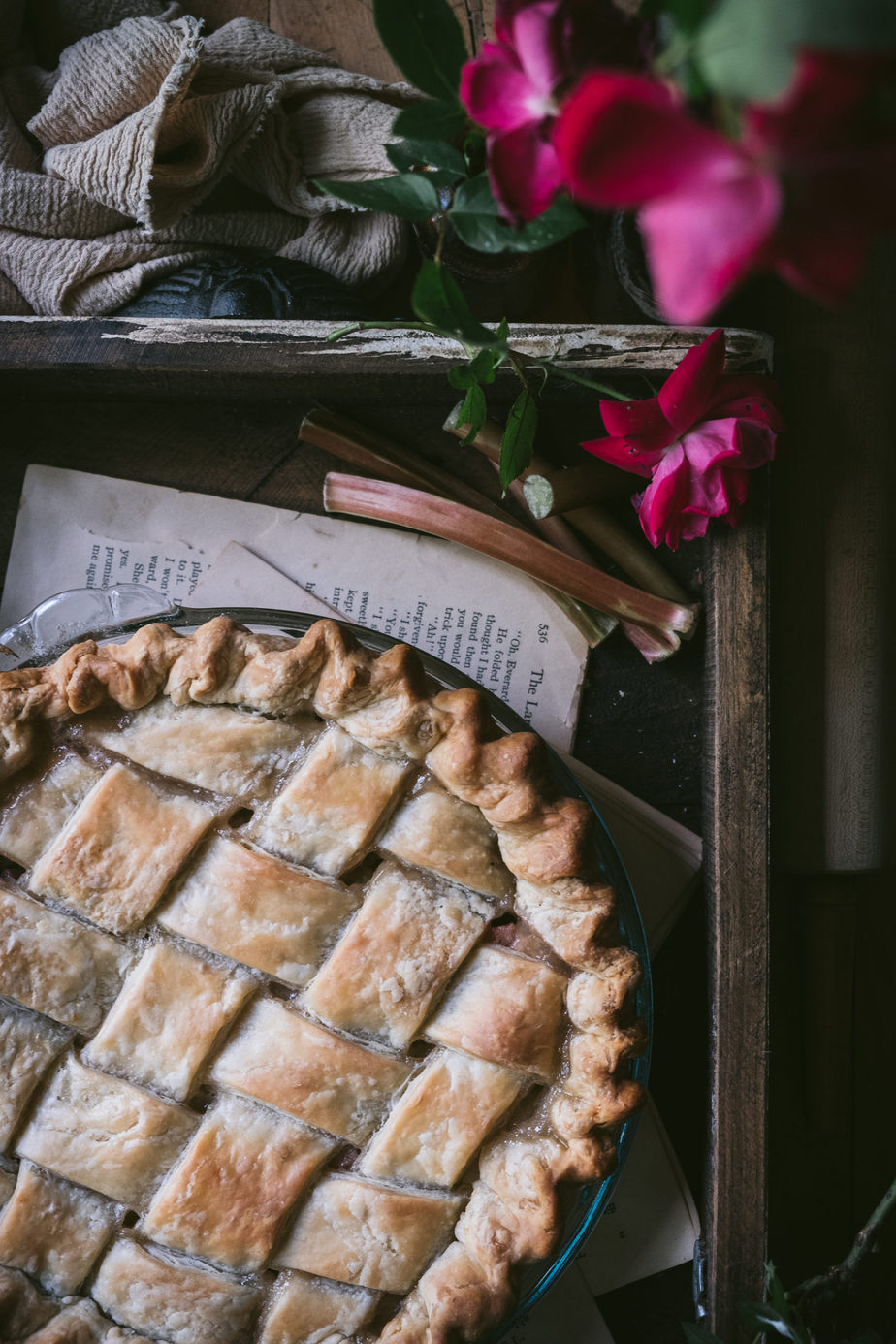 Classic Rhubarb Pie Edgewood